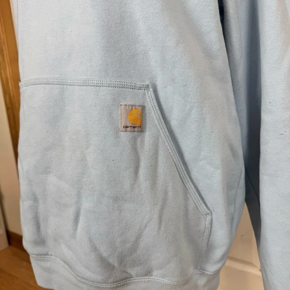 Carhartt Light Blue Loose Fit Hoodie - Picture 2 of 7